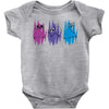 Colorful Cats Baby Bodysuit