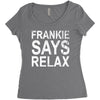 Frankie Says Relax Women's Triblend Scoop T-shirt