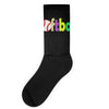 softball neon rhinestud Socks