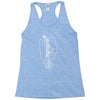 saxophone player Racerback Tank