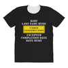 Under Construction Personalize Baby All Over Women's T-shirt