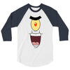 plankton face 3/4 Sleeve Shirt