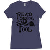 read a book, fool Ladies Fitted T-Shirt