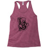 fish boat sea fishing Racerback Tank