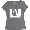 hero academy Women's Triblend Scoop T-shirt