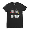 halloween hedgehogs Ladies Fitted T-Shirt