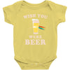 Wish You Were Beer Baby Bodysuit