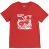 1955 old school hot rod outlaw gasser drag car blower V-Neck Tee