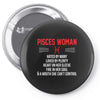 Pisces Woman Pin-back button