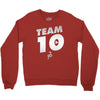 team 10  silver Crewneck Sweatshirt