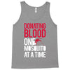 donating blood one mosquito funny Tank Top