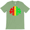rasta skull and crossbones reggae dub club rave T-Shirt