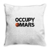 occupy mars Throw Pillow