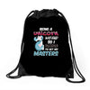 being a unicorn Drawstring Bags