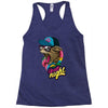 up all night cat Racerback Tank