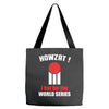 HOWZAT I BAT FOR THE WORLD SERIES Tote Bags