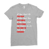 keep moving forward Ladies Fitted T-Shirt