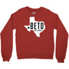 Beto For Senate Texas Map Crewneck Sweatshirt