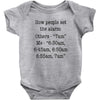 alarm Baby Bodysuit