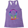 colorful music man Racerback Tank