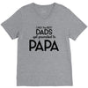 Only the Best Dads get Promoted to Papa V-Neck Tee