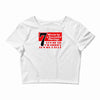 funny  7 words for marriage, ideal gift, birthday present Crop Top