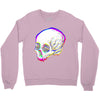 skull glitch Crewneck Sweatshirt