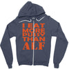 i eat more pussy than alf Zipper Hoodie