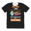 walk away i have anger issues and a serious dislike for stupid people All Over Women's T-shirt
