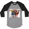 star spangled hammered 3/4 Sleeve Shirt