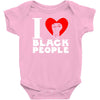 i love black people Baby Bodysuit