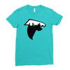 atlanta skyline falcons logo Ladies Fitted T-Shirt