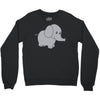 elephant cute Crewneck Sweatshirt