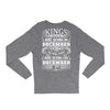 Real Kings Are Born On December 27 Long Sleeve Shirts