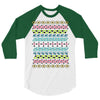 hawaiian pattern 3/4 Sleeve Shirt