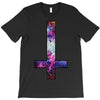 inverted galaxy cross funny  religion banter space fashion new T-Shirt