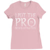 procrastination Ladies Fitted T-Shirt