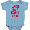 lake hair don't care Baby Bodysuit