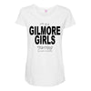 gilmore girls thing Maternity Scoop Neck T-shirt
