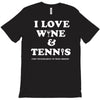wine and tennis tee T-Shirt