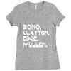 bono clayton edge mullen Ladies Fitted T-Shirt
