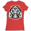 why do we fall, so we can learn to pickup ourselves up black Ladies Fitted T-Shirt