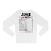 June Girl Facts Gemini Long Sleeve Shirts