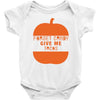 halloween forget candy give me tacos pumpkin Baby Bodysuit