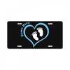 Baby Boy with Heart Any Name Customized License Plate