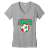 mexico soccer Women's V-Neck T-Shirt