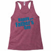 happy father's day 2 Racerback Tank