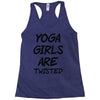 yoga girls are twisted Racerback Tank