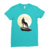 howl at the moon Ladies Fitted T-Shirt