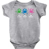 three monkeys talking nonsense Baby Onesie